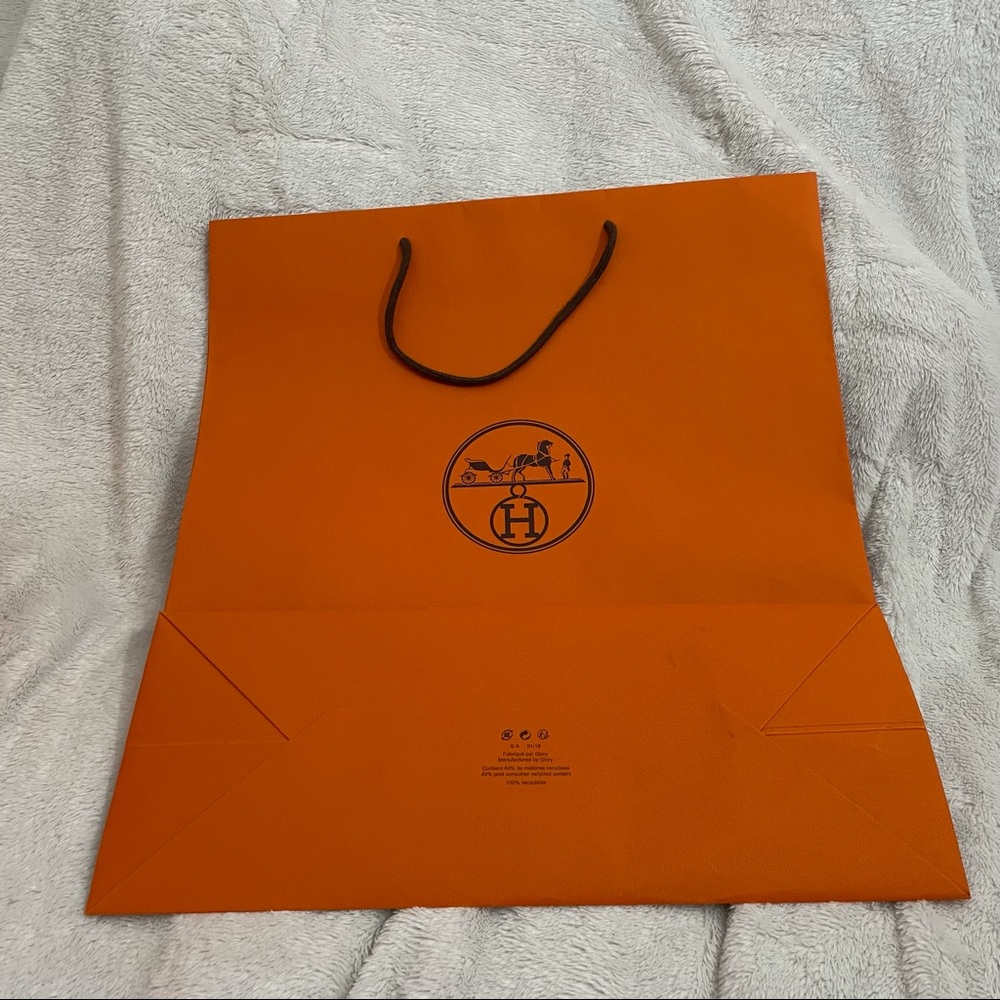 Authentic Herms Empty Box With Bag - image 5